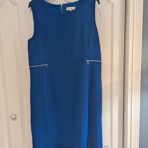 Calvin Klein Blue Sleeveless Dress